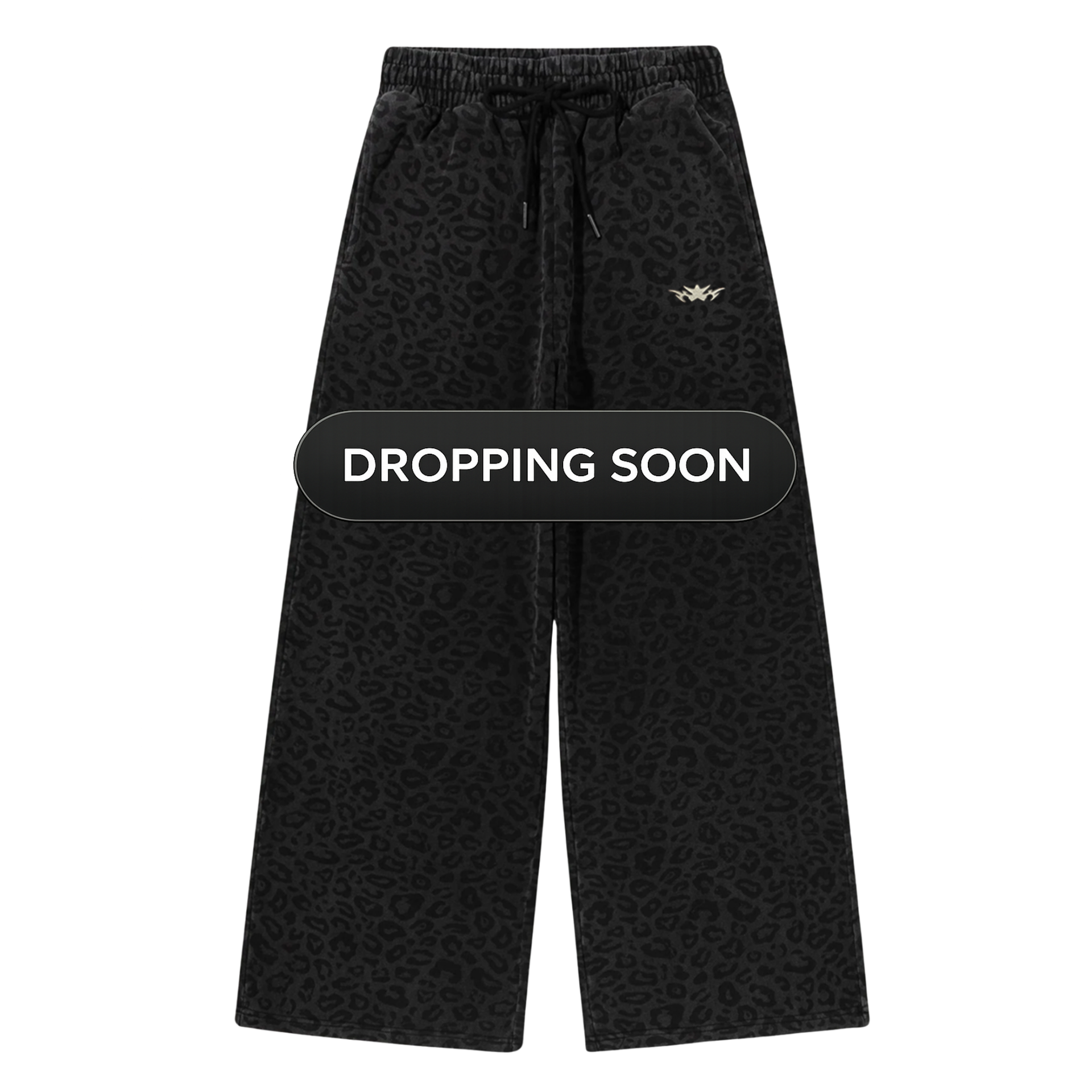 Dark cheetah sweats