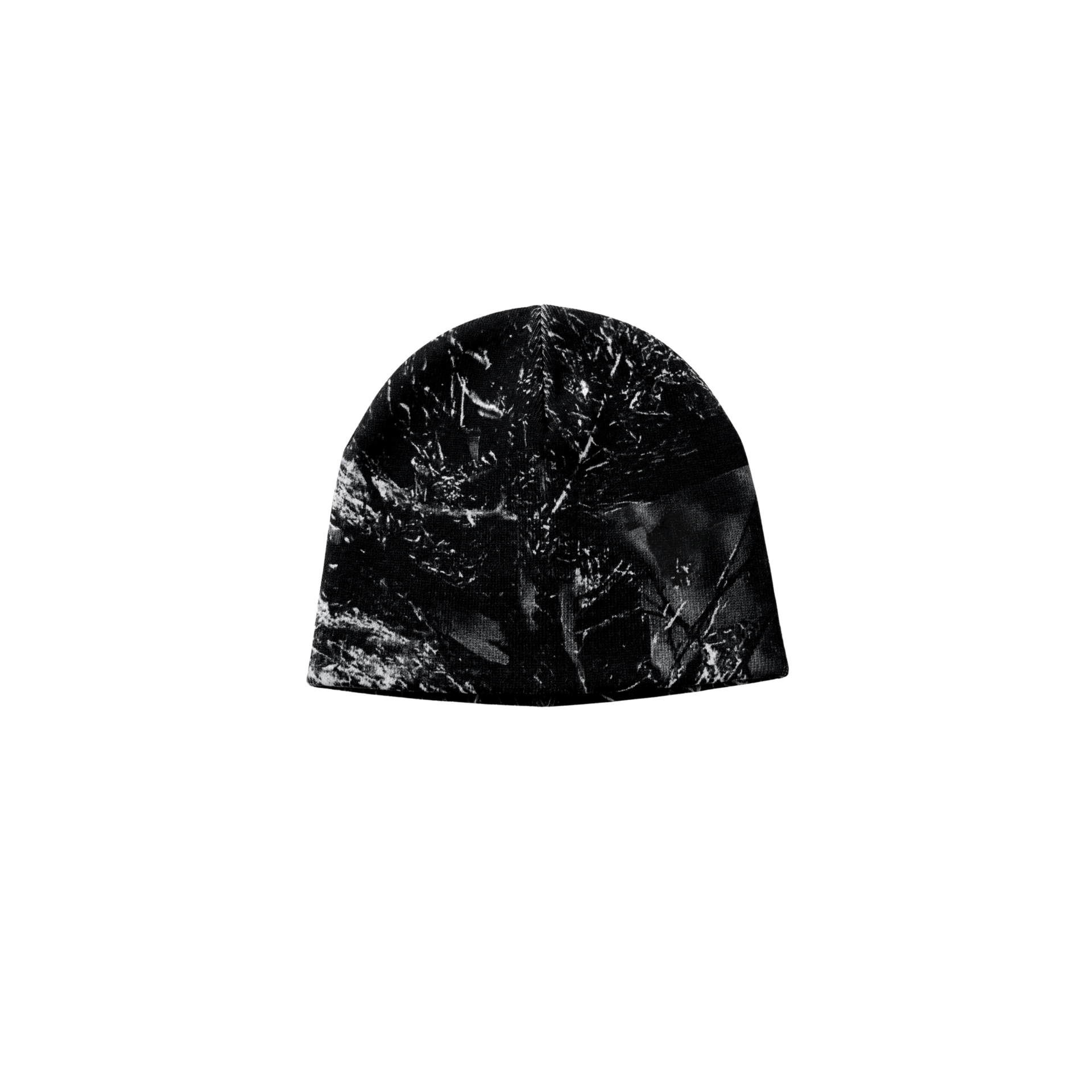 Dark camo beanie